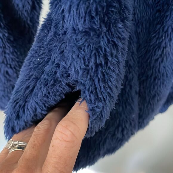 VINEYARD VINES Girls Navy Blue Jacket Sherpa Full Zip Size XLarge 16 - Picture 5 of 7